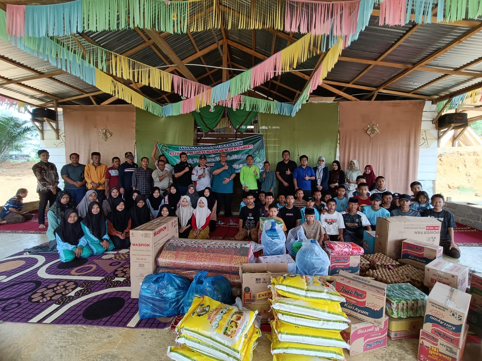 Akses Jalan Ekstrem Tak Halangi Langkah PN Bangko Gelar Anjangsana