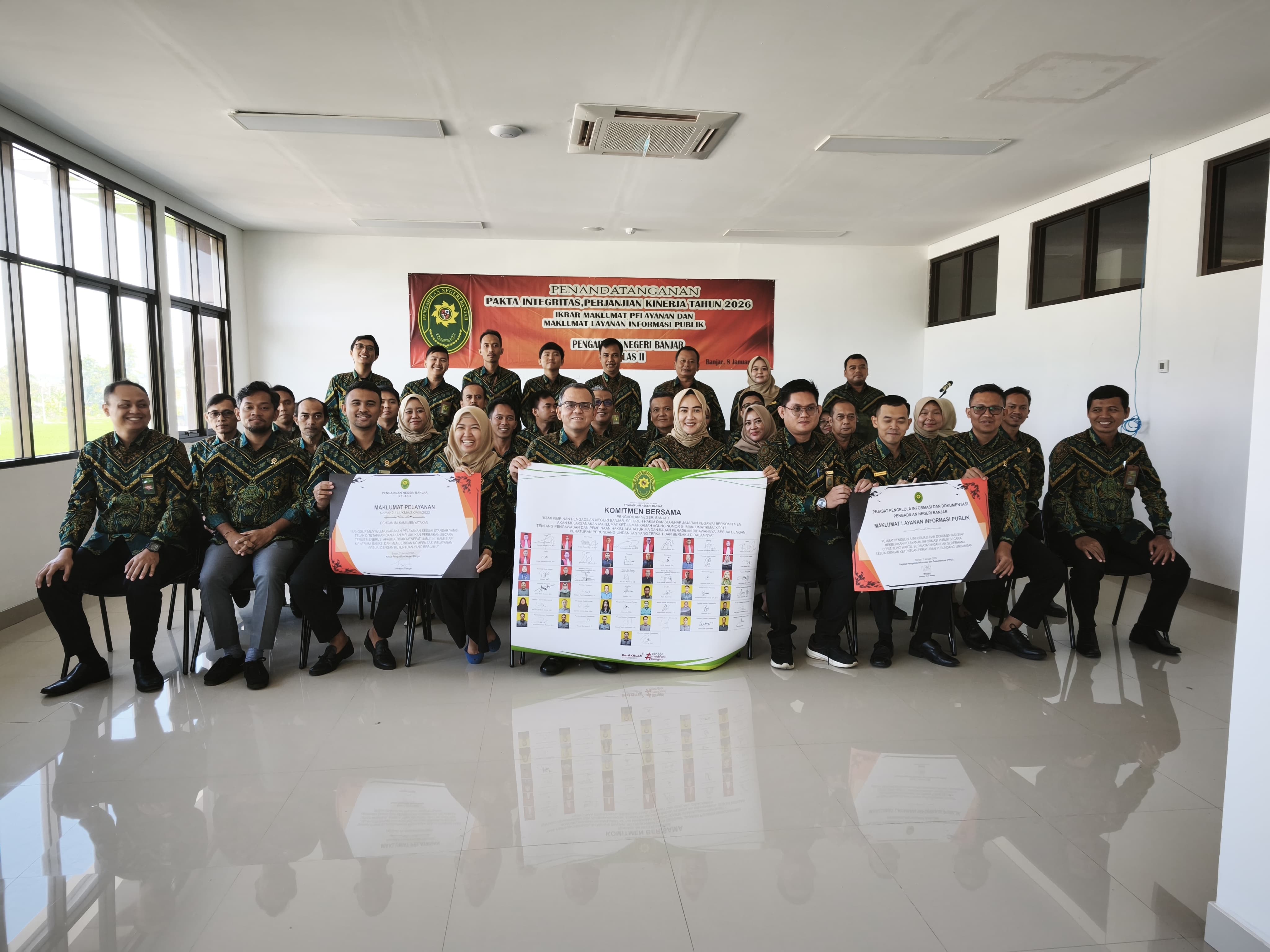 Awali 2026, PN Banjar Komitmen Tingkatkan Kualitas Pelayanan & Jaga Integritas