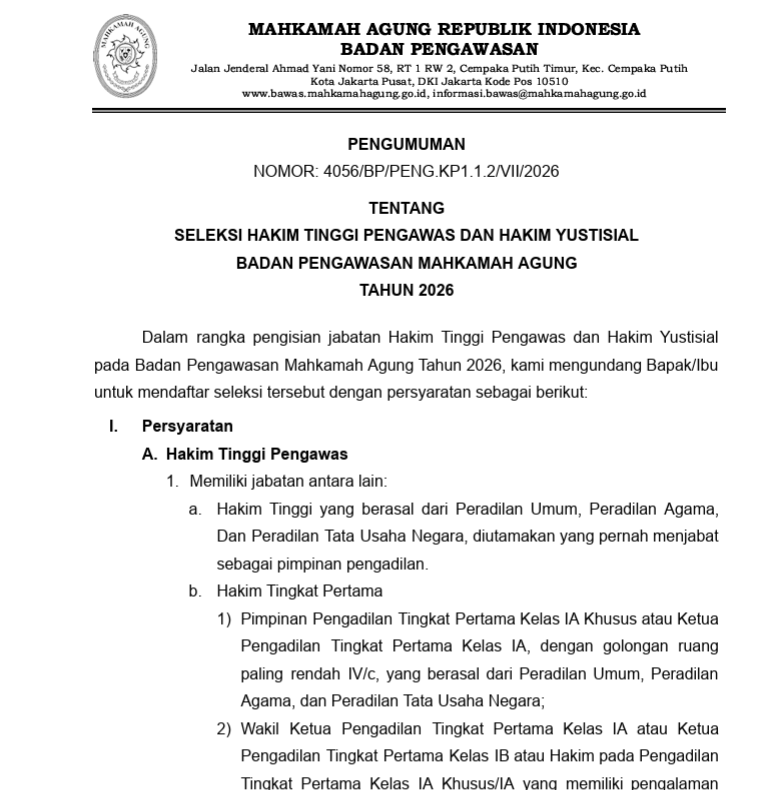 Dok. Bawas MA