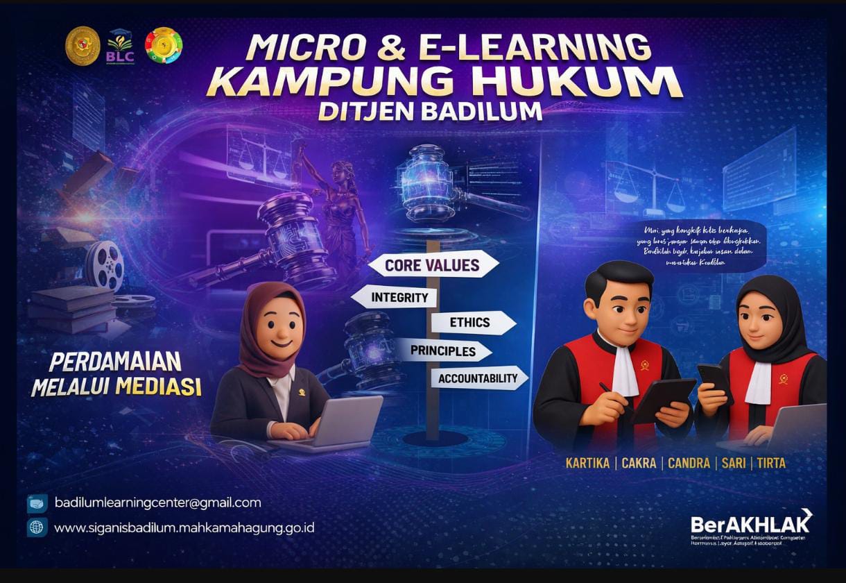 Bimtek BLC di Kampung Hukum 2026, Pertama di MA dengan Sistem Open Akses