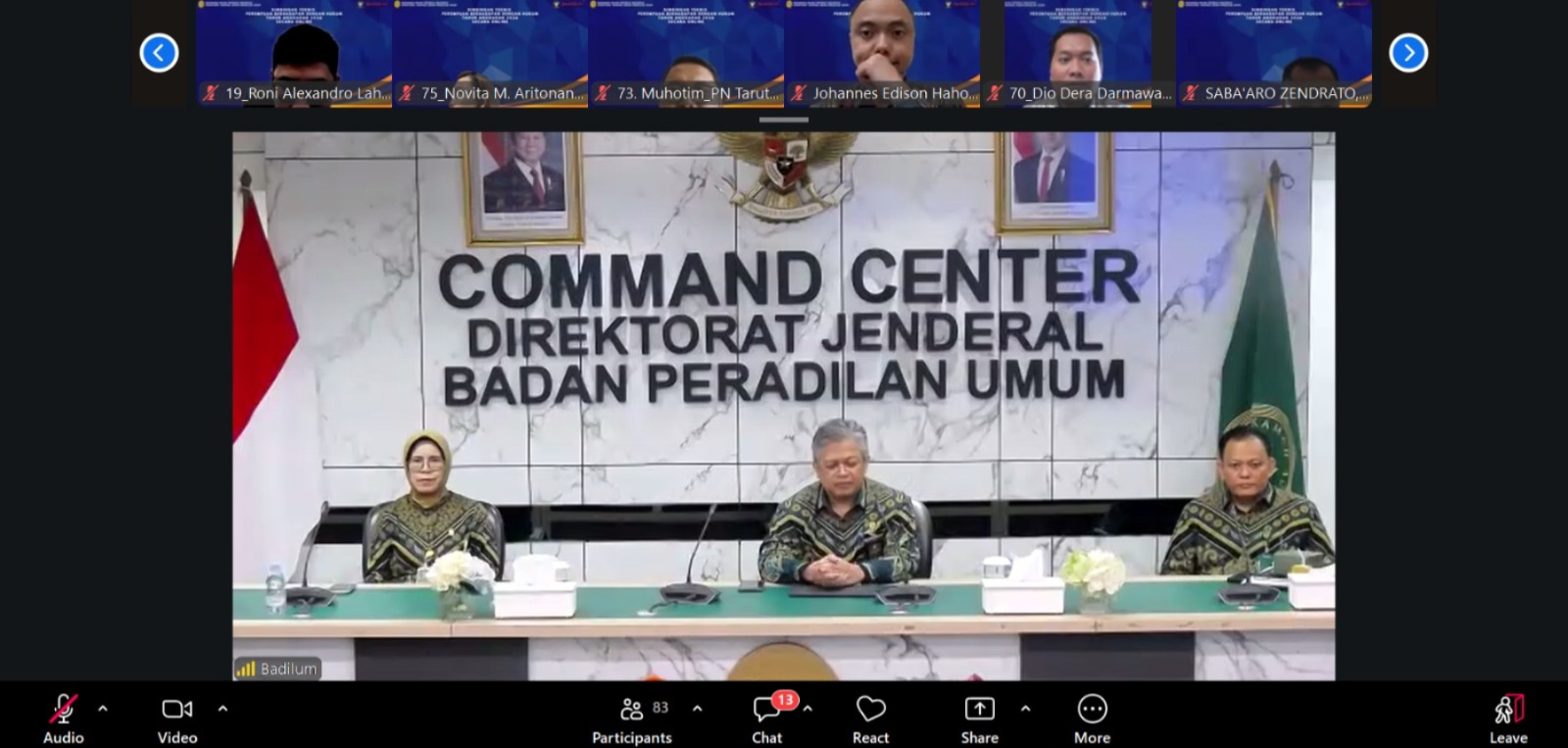 Dok. Penutupan Bimtek PBH.