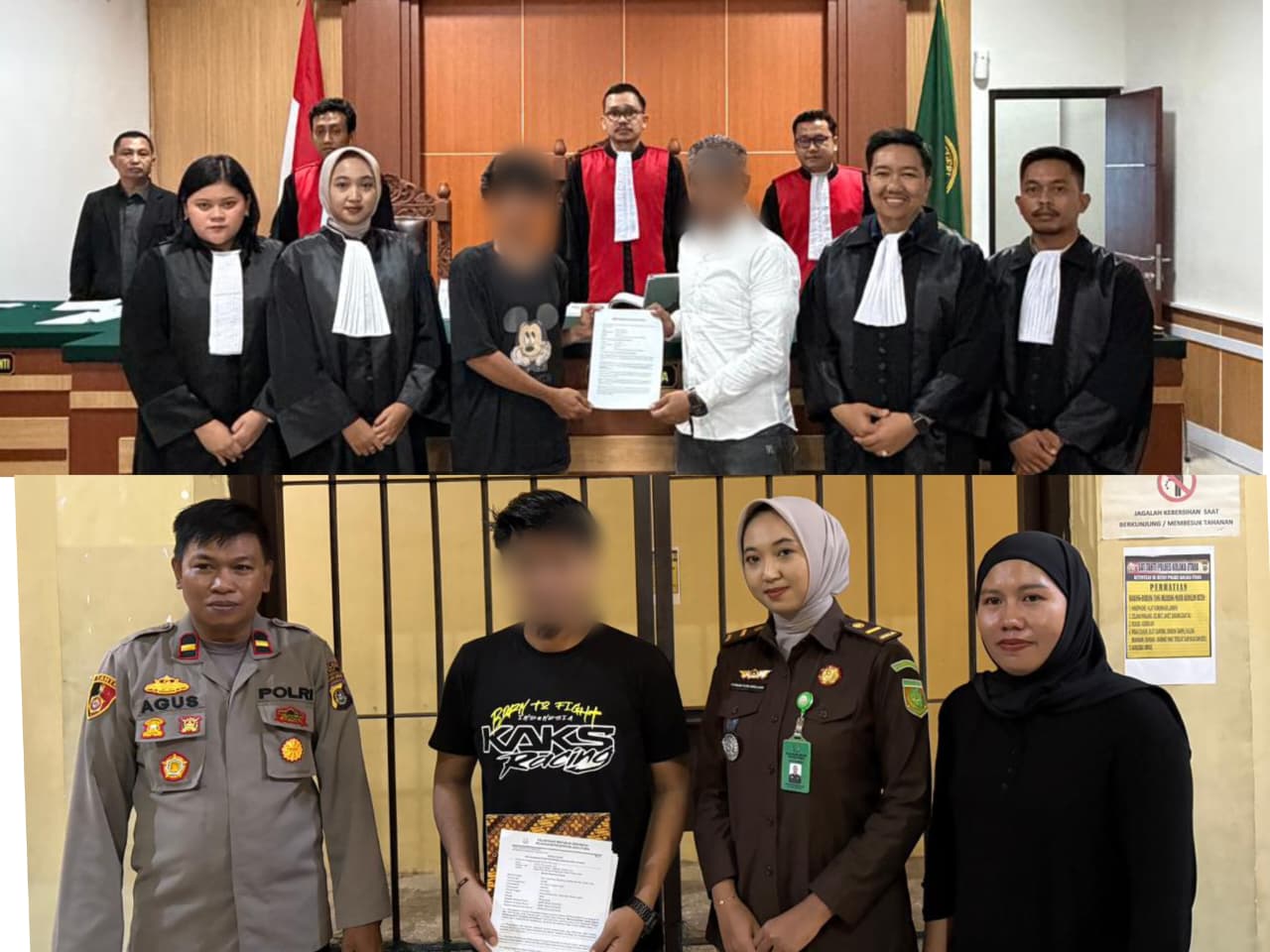 Diawali Kesepakatan Damai, PN Lasusua Sultra Beri Pemaafan Hakim ke Terdakwa Penganiayaan
