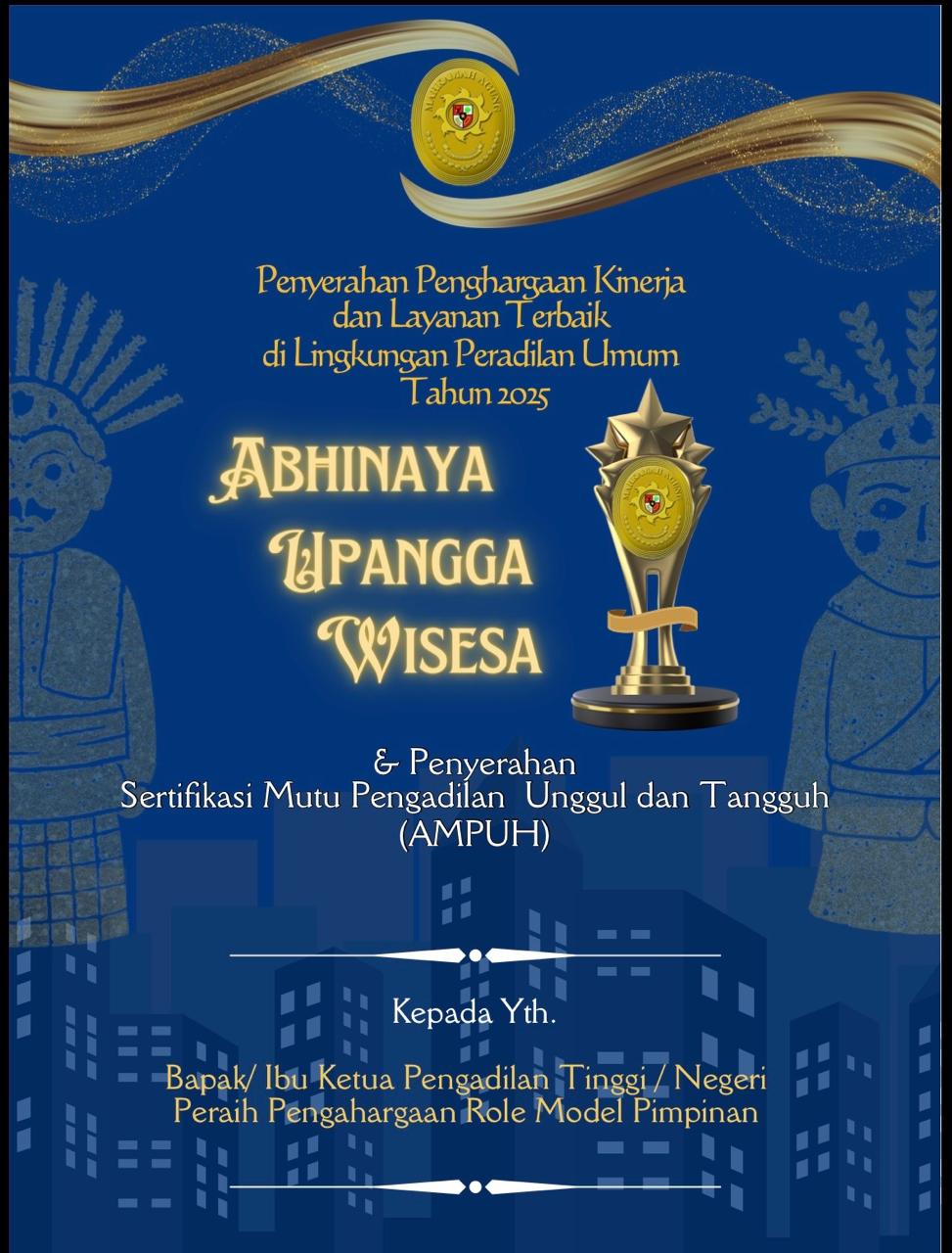 Ditjen Badilum Akan Serahkan Penghargaan kepada 21 Role Model Pimpinan di Abhinaya 2025