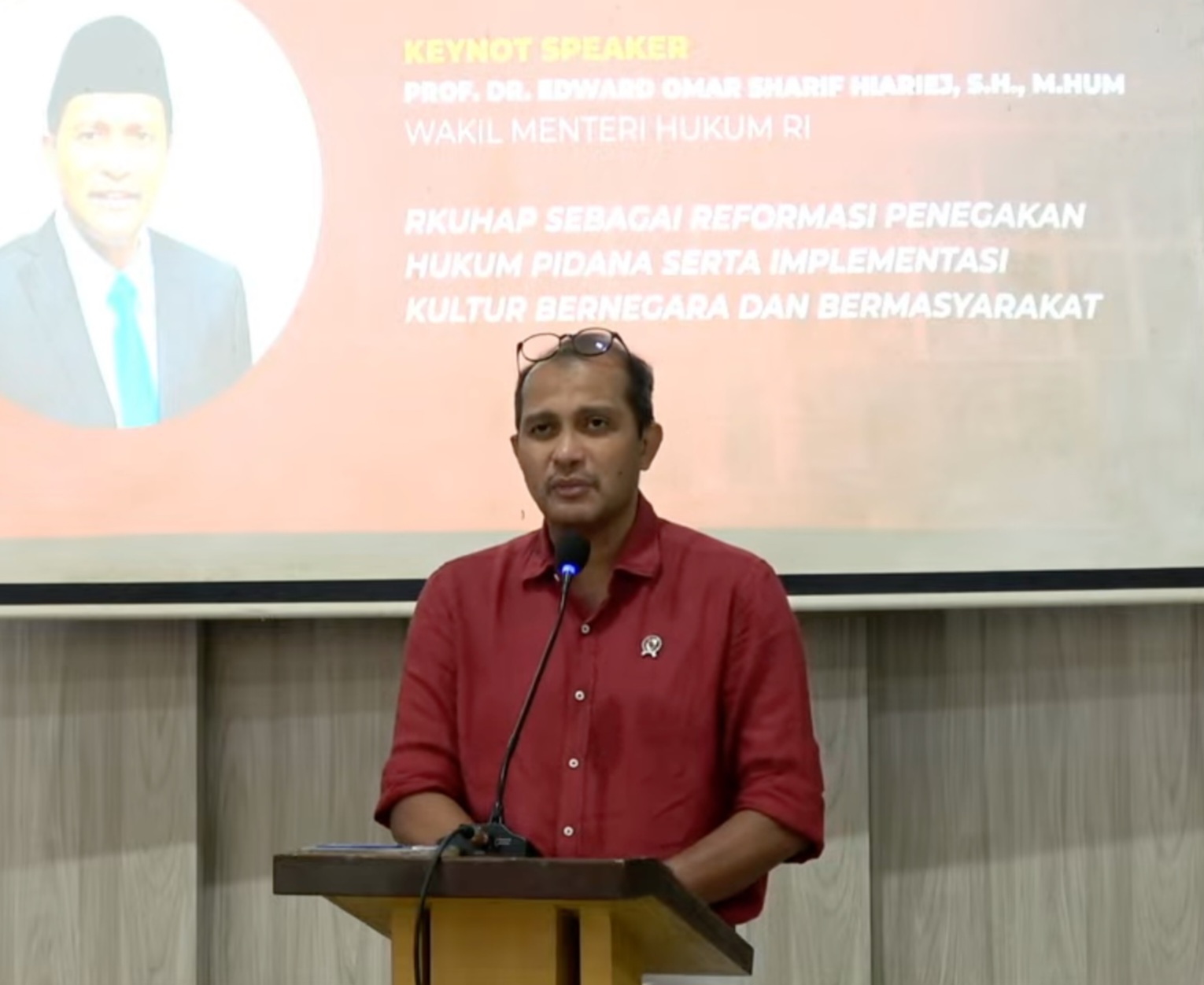 Eddy Hiariej: KUHAP Baru Tidak Boleh Ada Saling Sandera Antar Penegak Hukum