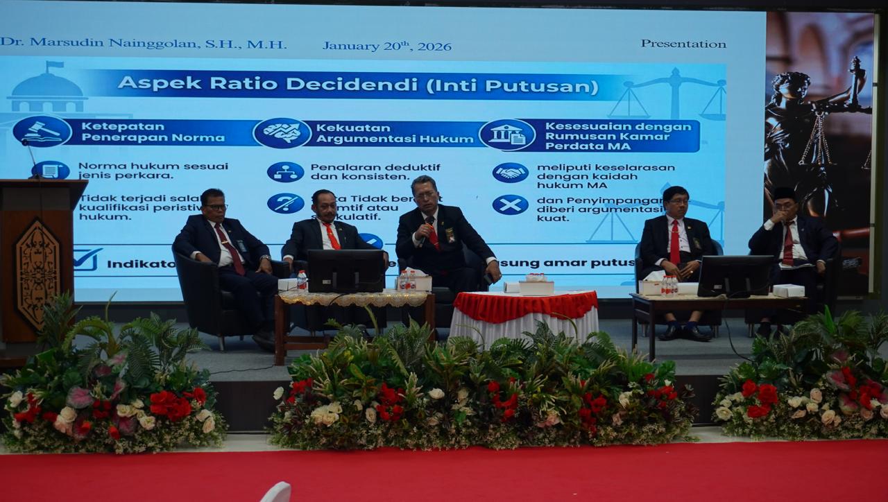 Gelar Bimtek, PT Kaltara Dorong Percepatan Penyelesaian Perkara Perdata dengan Putusan Berkualitas