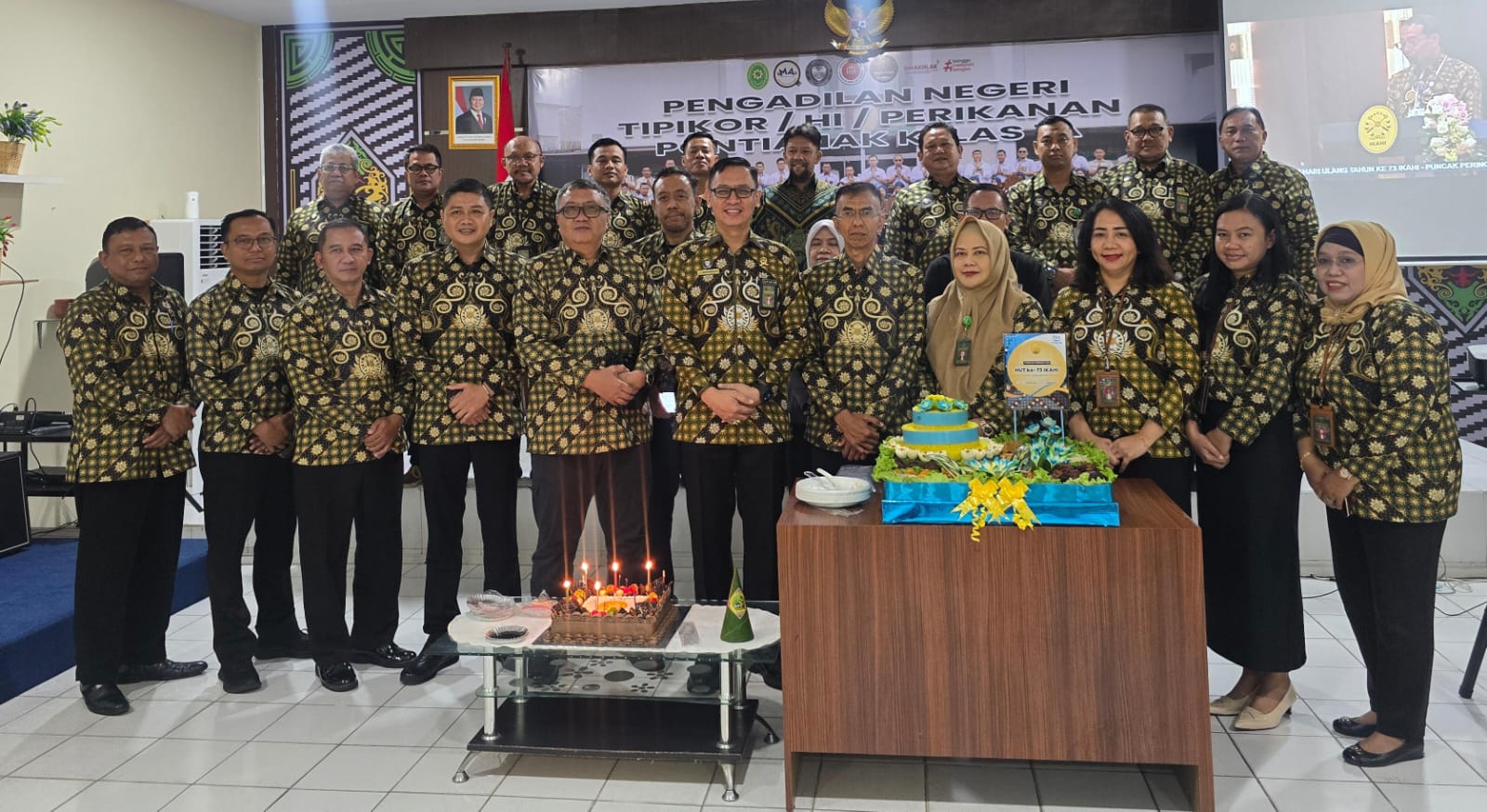 Hakim PN & Dilmil Pontianak Peringati HUT IKAHI ke-73 secara Kolaboratif