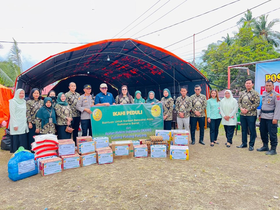 IKAHI Padang Panjang Salurkan Bantuan Kemanusiaan di Tanah Datar