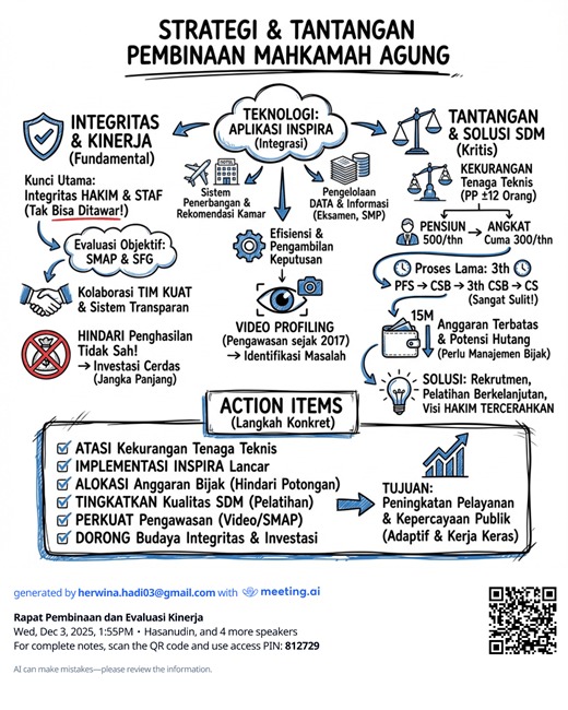 Integritas Tak Bisa Ditawar: Dirbinganis Badilum Dorong Efisiensi dan Modernisasi SDM