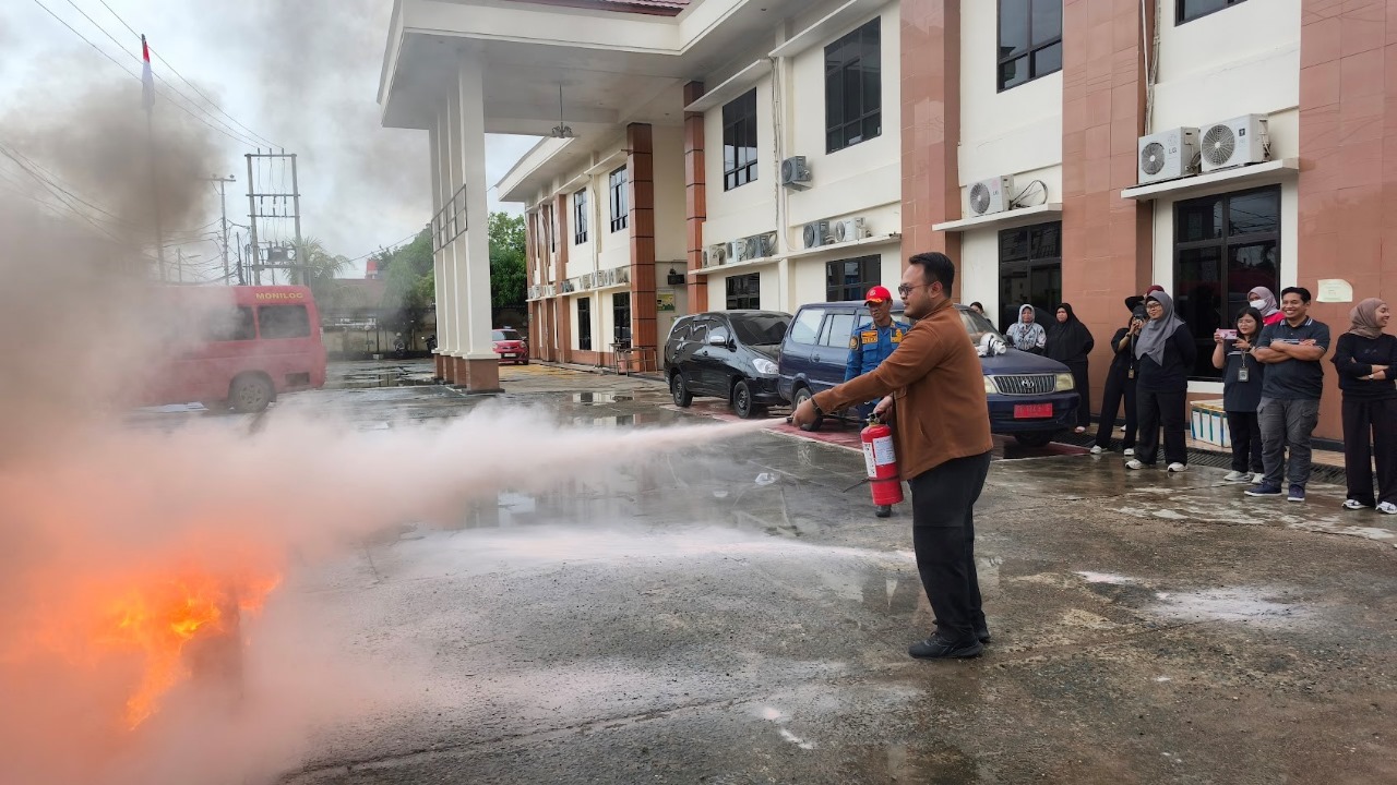 Intip Skenario PN Tanjung Redeb Simulasi Tanggap Bencana