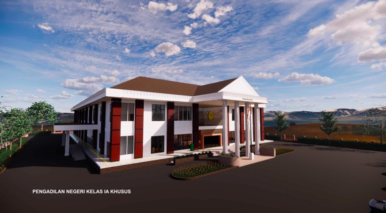 Jangan Keliru, Ini Makna 4 Pilar Pada Gedung Pengadilan!