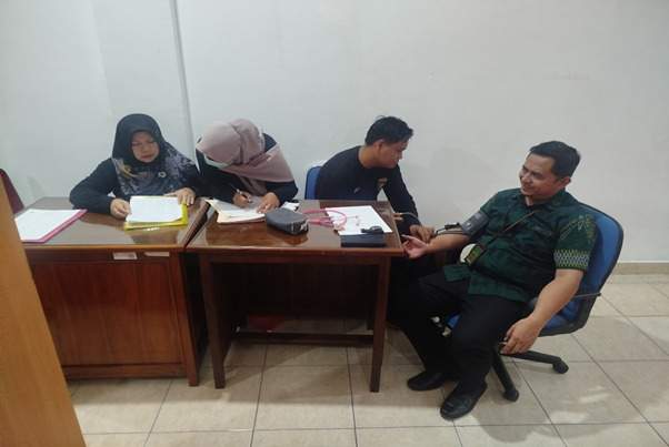 Jumat Sehat, PN Prabumulih Selenggarakan Pemeriksaan Kesehatan