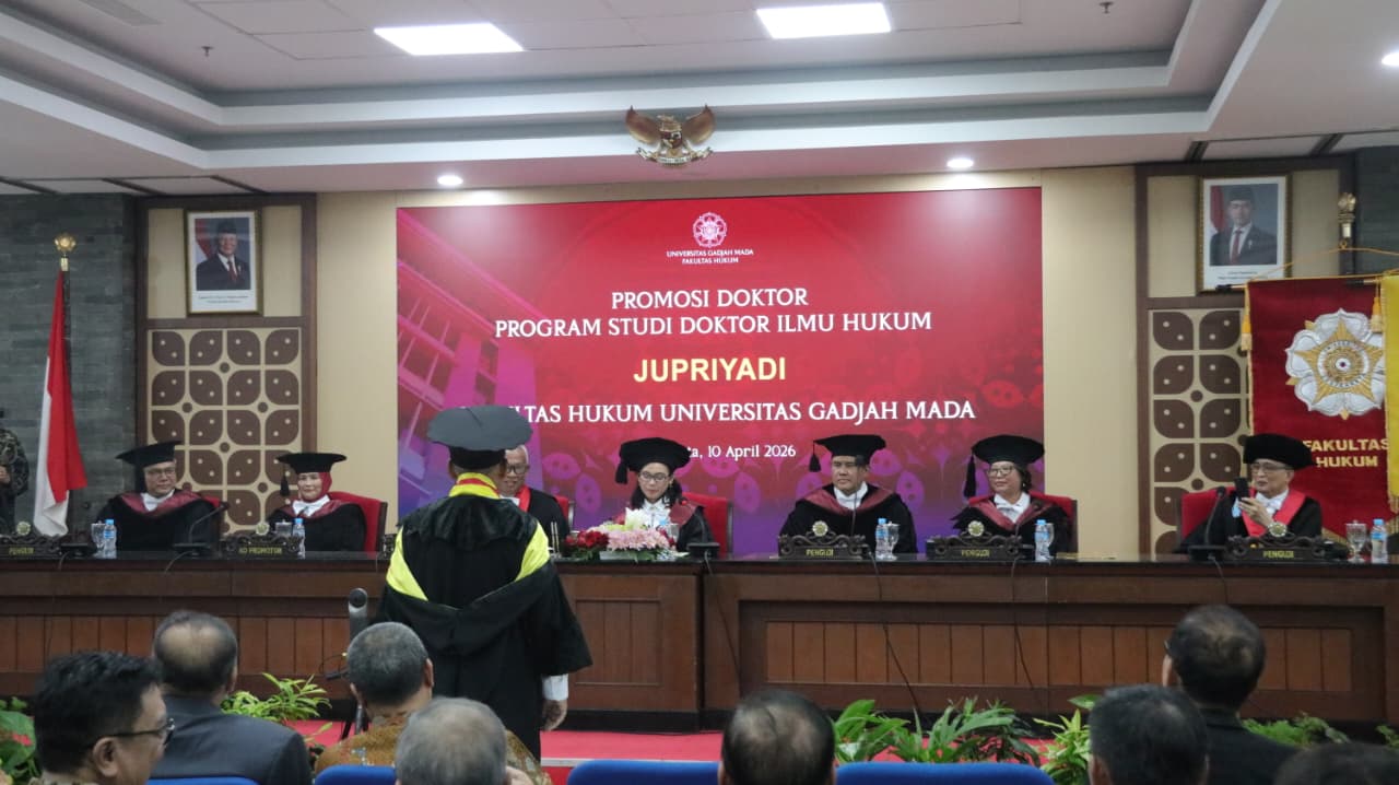 Hakim agung Jupriyadi raih doktor dari UGM (dok.ma)