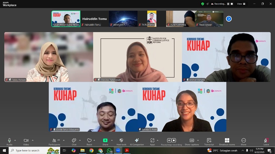 Kata Kunci dalam RUU KUHAP: Checks and Balances