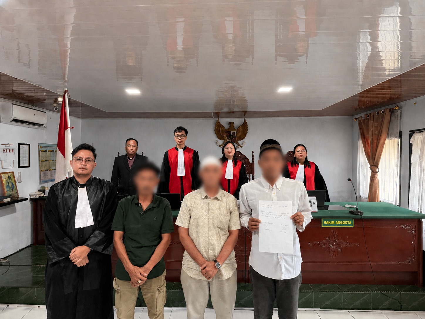 Kejar Mobil Sambil Acungkan Parang, Kasus Perusakan Berakhir Damai di PN Muaro Bungo Jambi
