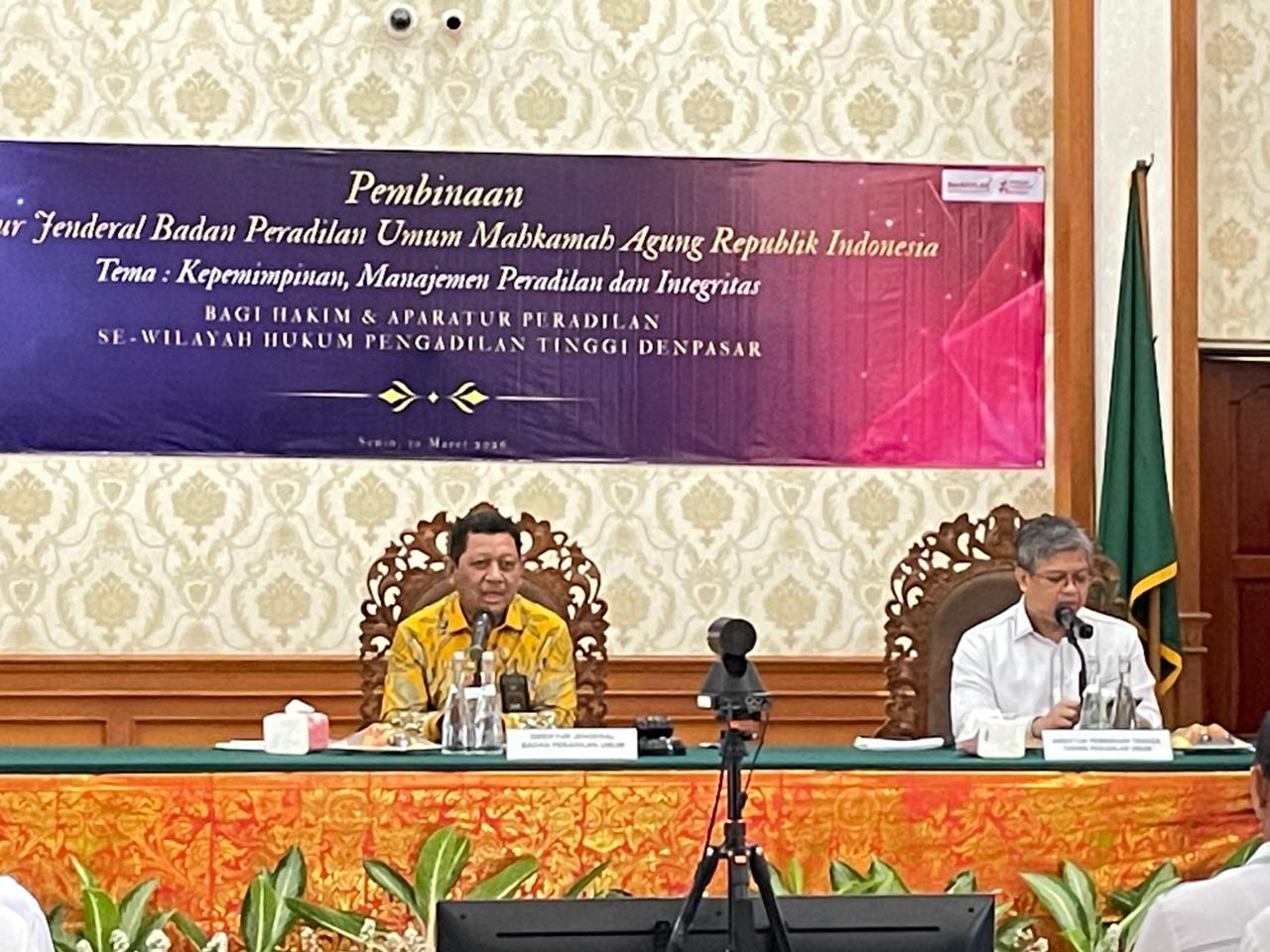 Kepemimpinan, Integritas & Manajemen Talenta Jadi Kunci Peradilan Modern