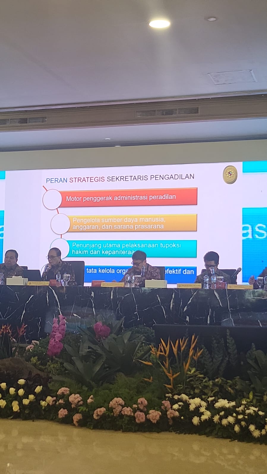 Ketua MA Beri Pembinaan ke Sekretaris: Pengadilan Se-Indonesia, Ini yang Dibahas