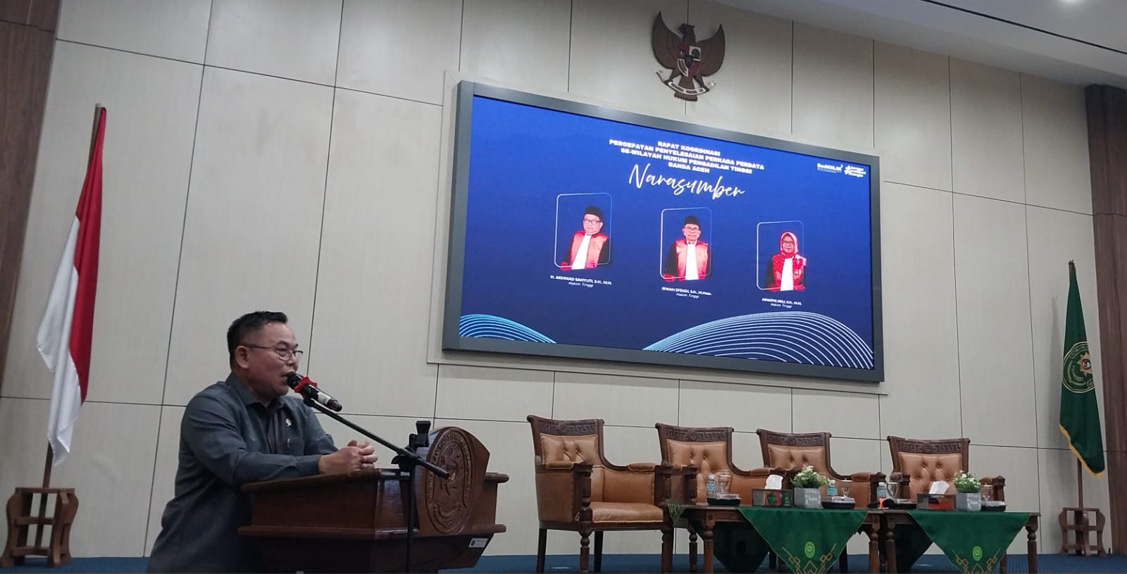 Ketua PT Banda Aceh Buka Rakornis Percepatan Penyelesaian Perdata