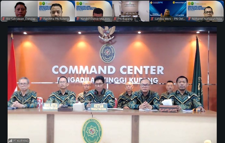 Ketua PT Kupang Tekankan Peradilan Efektif Di Bimtek Percepatan Penyelesaian Perkara
