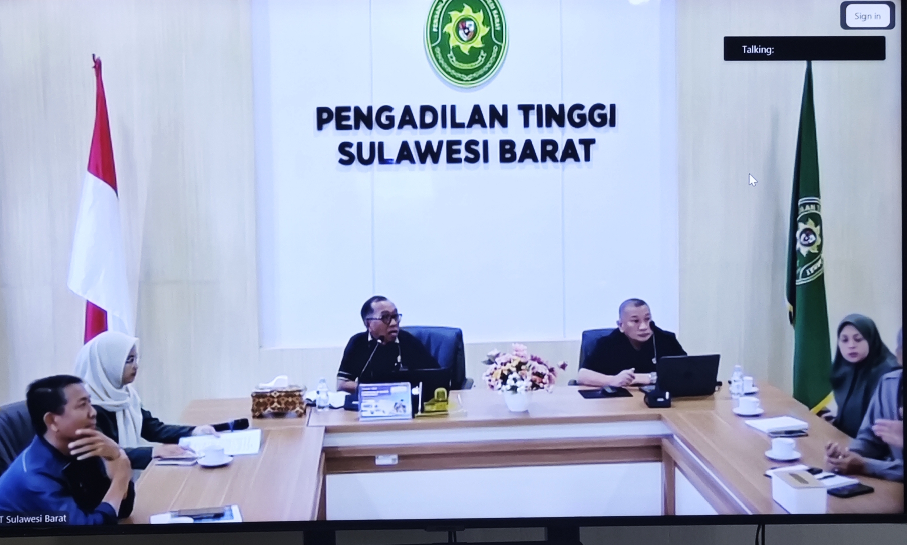 Ketua PT Sulbar Sosialisasikan SEMA 2, 3 dan 4 Tahun 2026 ke PN Se-Sulbar