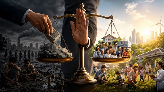 Dok. Ilust. Ilustrasi Korupsi dan Kepentingan Publik