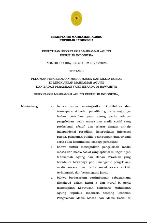 MA Perkuat Tata Kelola Media Massa & Media Sosial, Independensi Tetap Prioritas