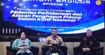 Menyongsong KUHP Nasional, Ditjen Badilum Berikan Pembekalan Kepada Hakim