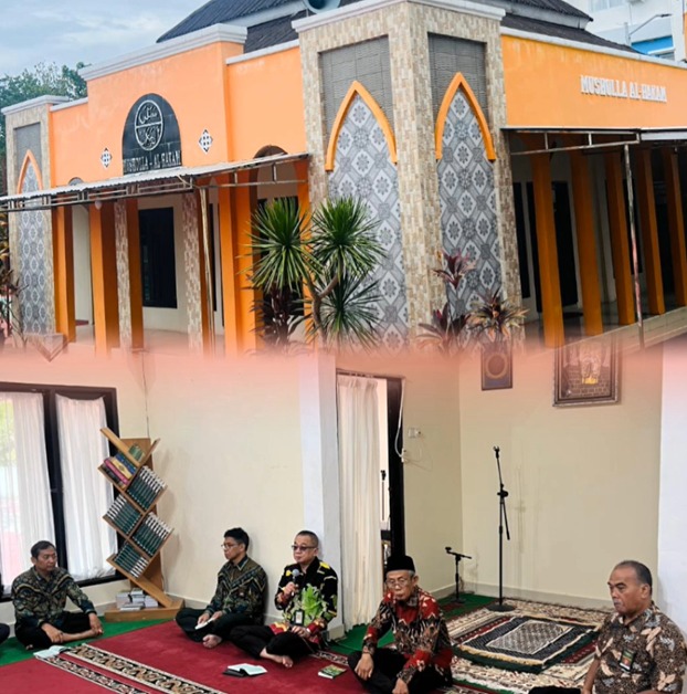 Dok. Ketua PT Gorontalo Dr. Yapi, Smenyampaikan pesan hikmah kepada jamaah Mushola Al-Hakam PT Gorontalo/Dok. PT Gtlo.