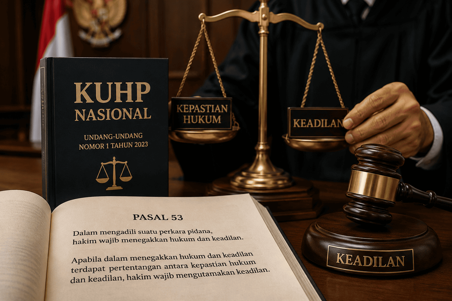 Pasal 53 KUHP Baru: Kemerdekaan Hakim atau Ancaman Bagi Kepastian Hukum