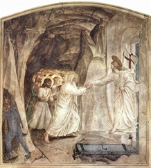 Dok. Penulis. Kristus di Limbus” dilukis oleh Fra Angelico (1442 M).