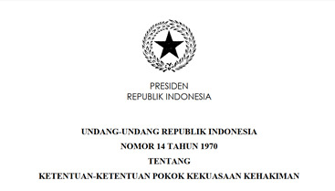 Perjuangan IKAHI dalam Perdebatan Pembentukan UU Kekuasaan Kehakiman Tahun 1970