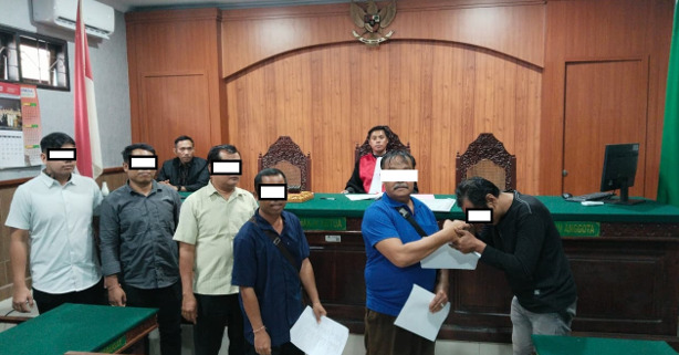 Perkara Pencurian Satu Karung Beras Berujung Damai di PN Amlapura