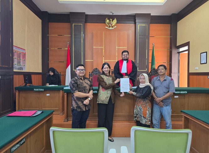 PN Bangkinang berhasil Damaikan 2 Perkara Gugatan Sederhana Dalam Sehari