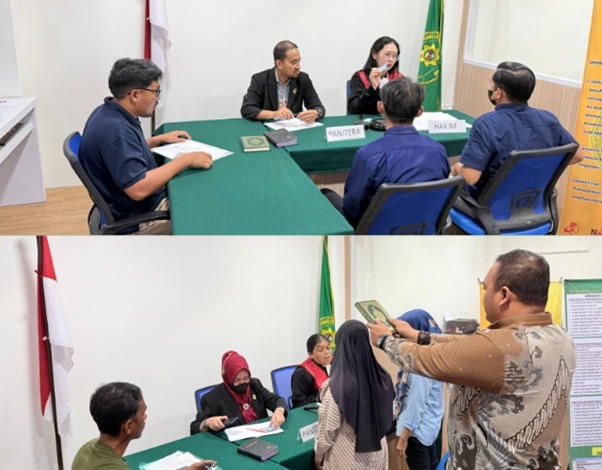 Dok. Foto. Sidang Di Luar Gedung Pengadilan Di Mall Pelayanan Publik Kota Banjarmasin.
