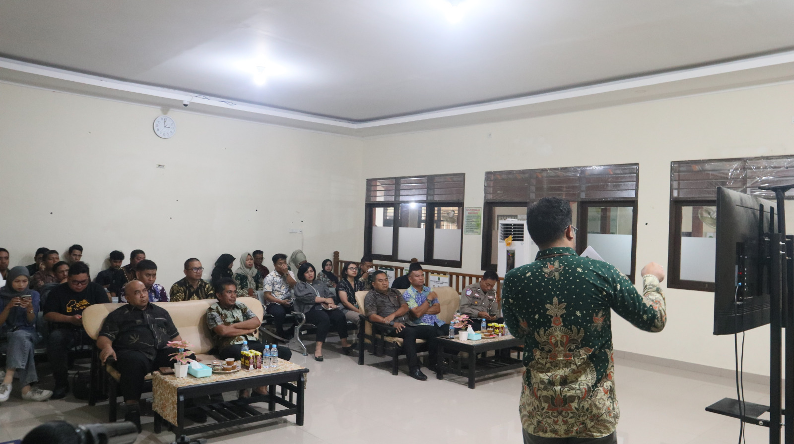 PN Bontang Sosialisasikan Maklumat dan Standar Pelayanan Secara Hybrid