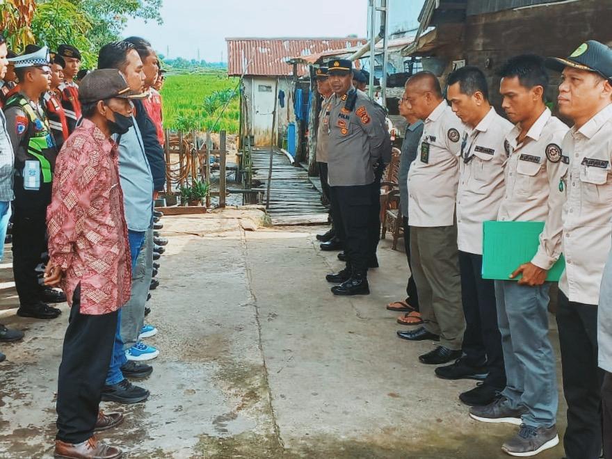 PN Kayuagung Lakukan Sita Eksekusi Tanah Sawah di Desa Terusan Laut