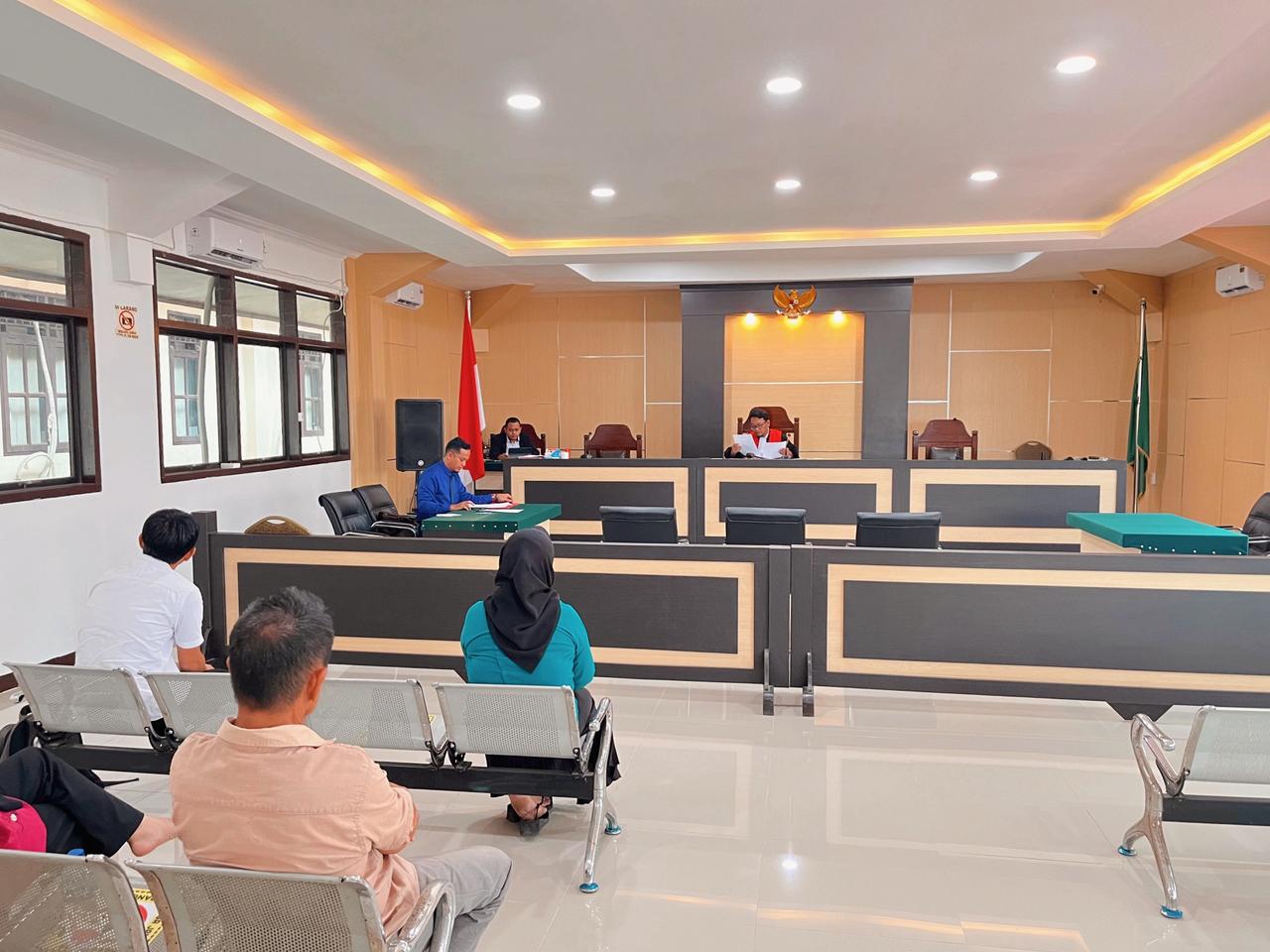 Sidang PN Kotamobagu (dok.ist)