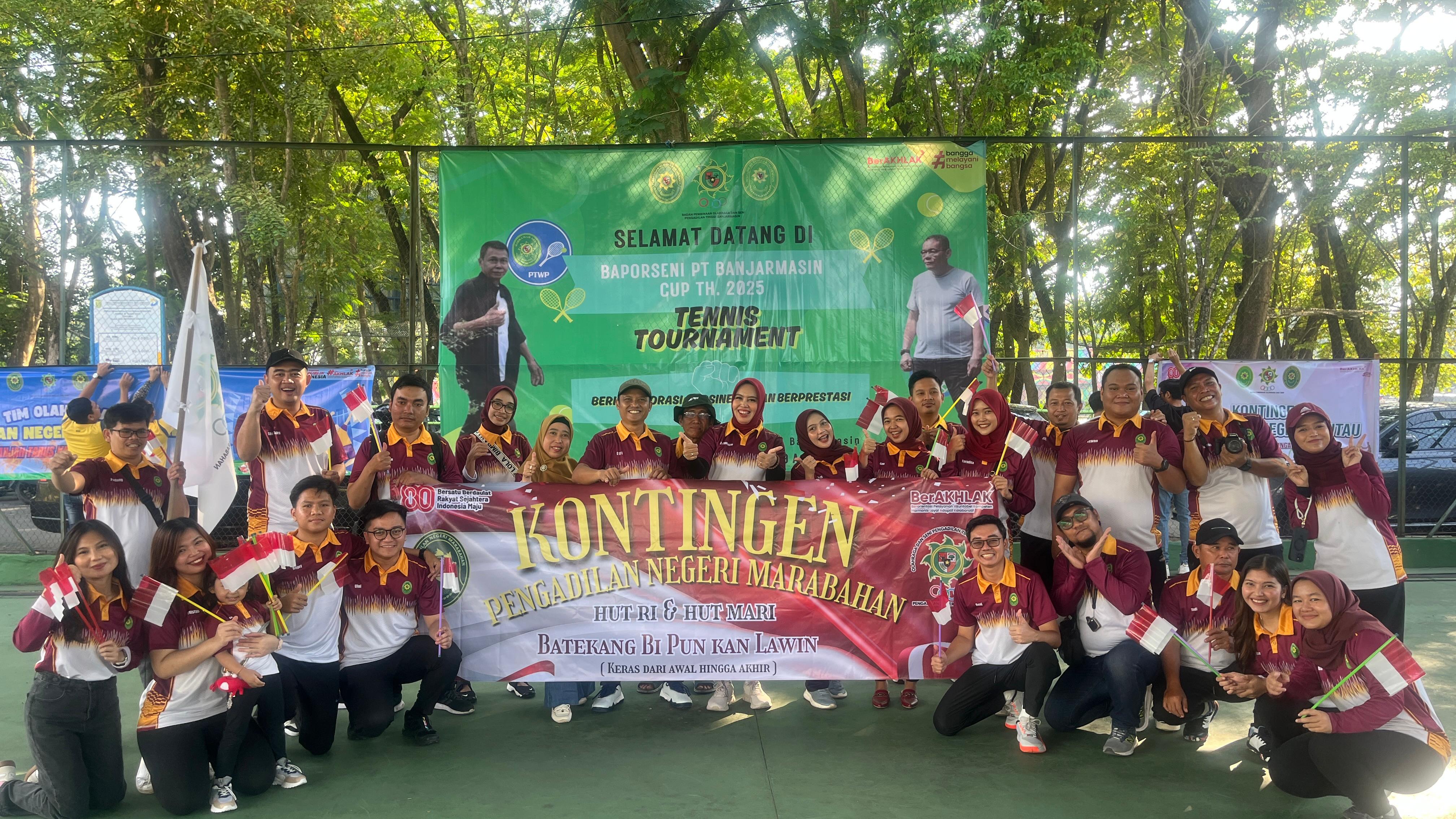 PN Marabahan Kalsel Ikuti Baporseni PT Banjarmasin Cup