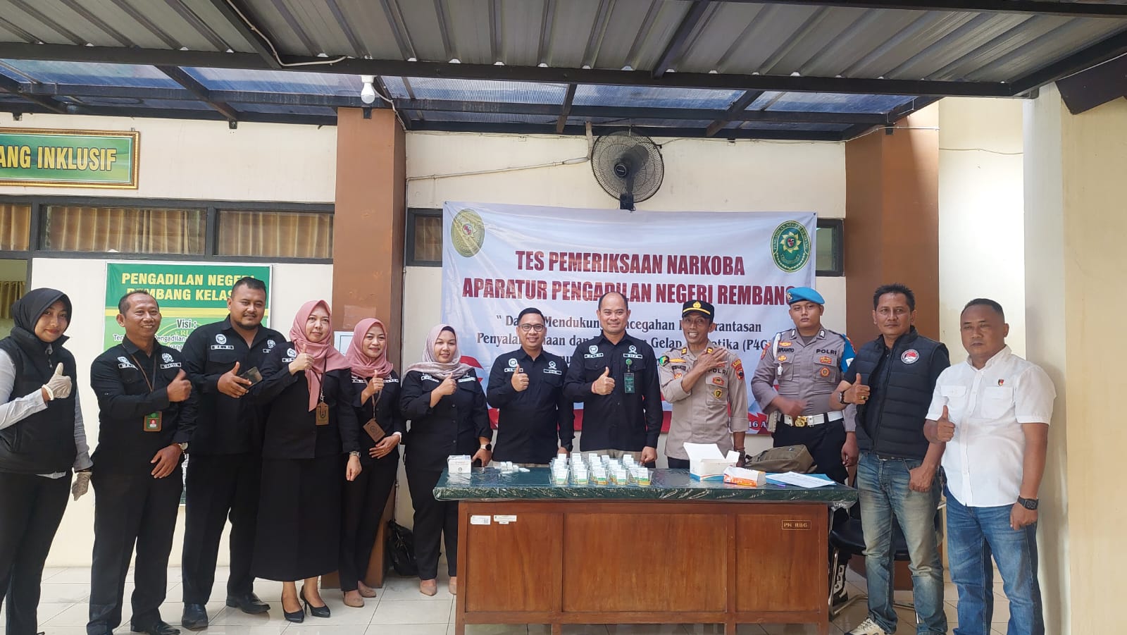 PN Rembang Dukung Terwujudnya Indonesia yang Bersih dan Bebas Narkoba