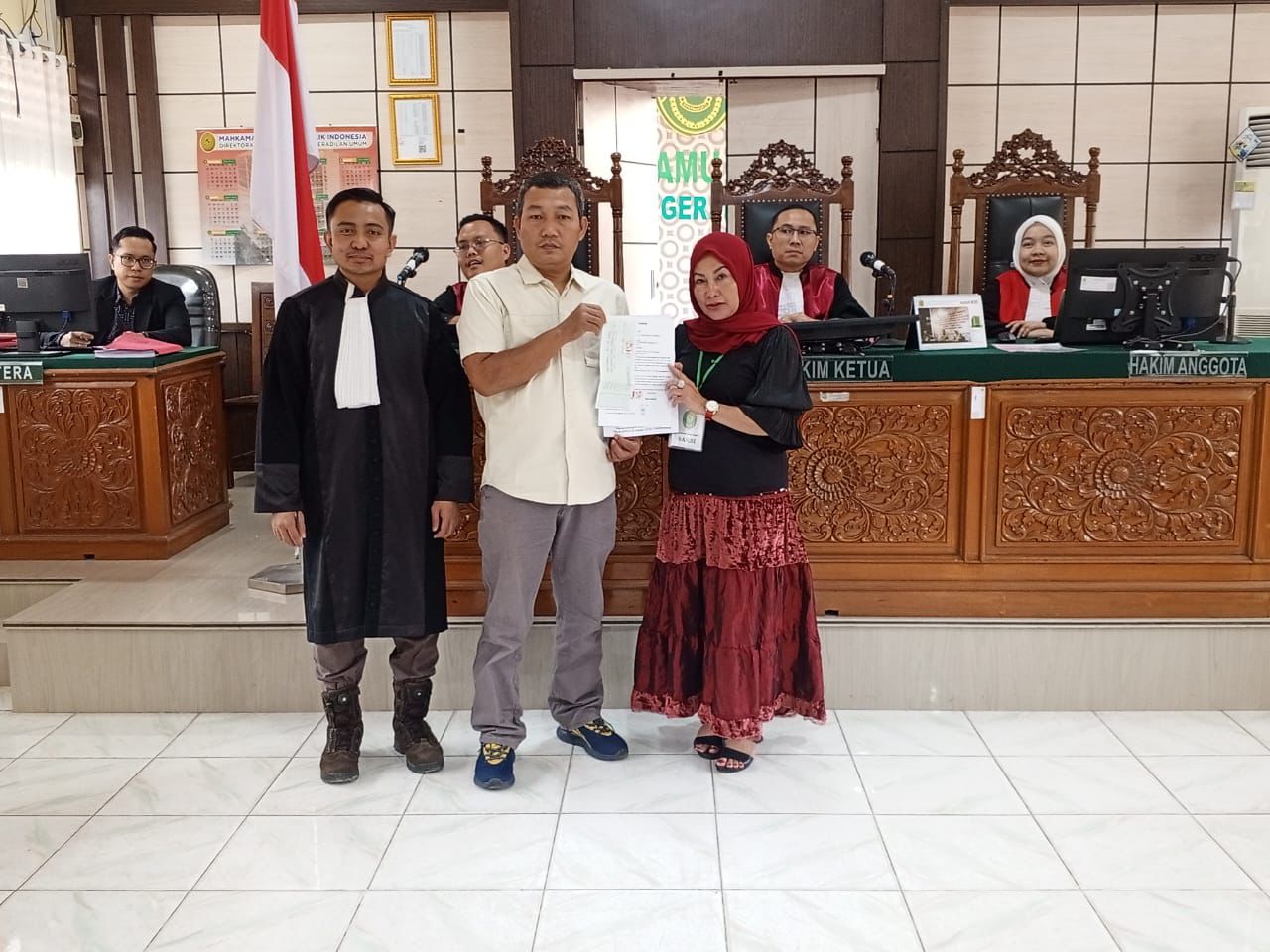 Sidang PN Rengat (dok,ist)