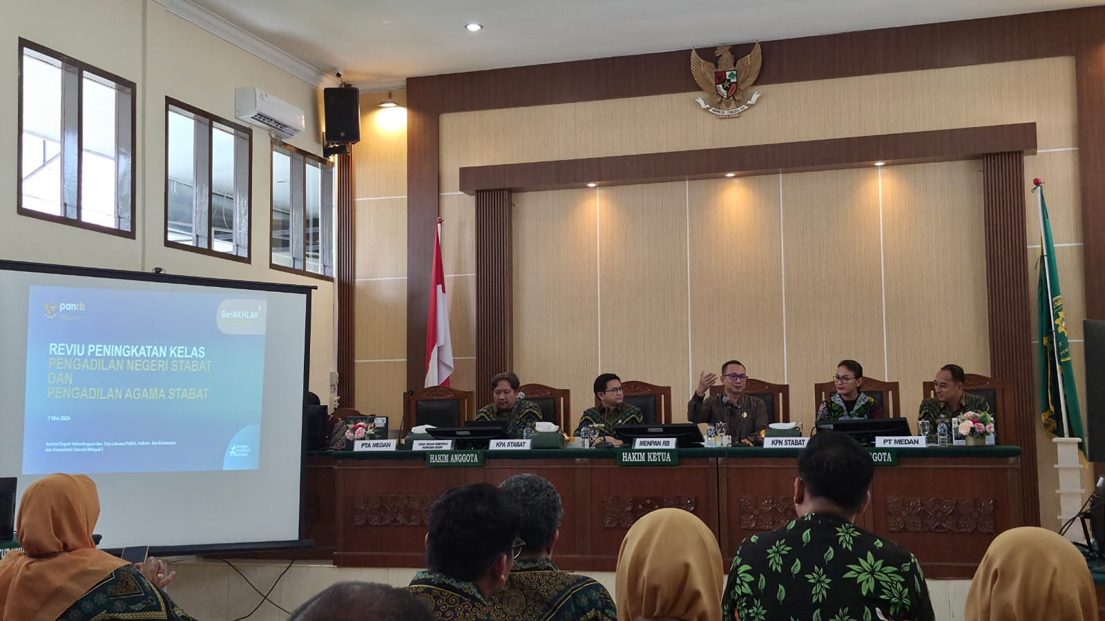 PN Stabat Sumut Naik Kelas, Kemenpan RB Lakukan Kunjungan