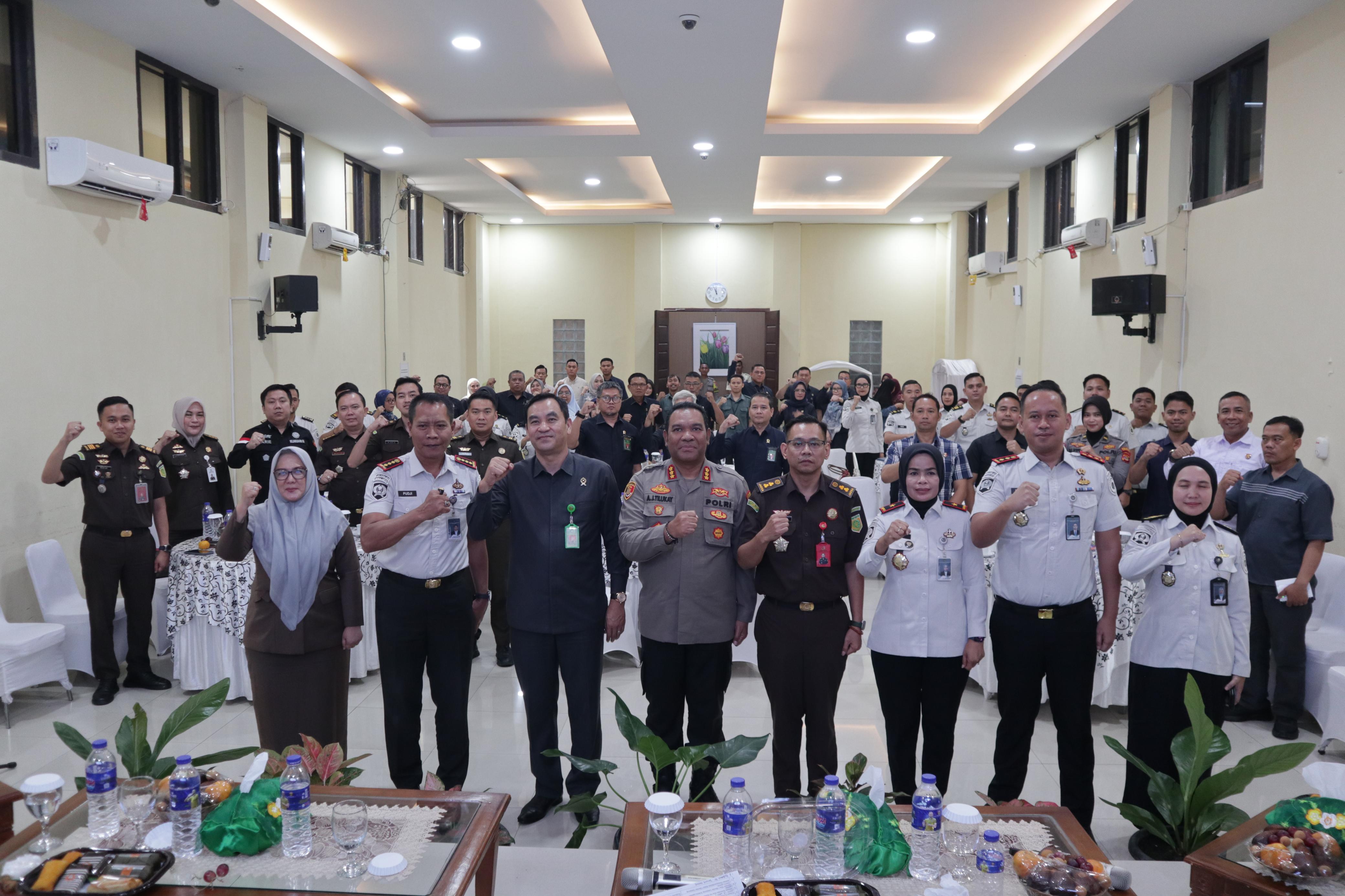 PN Tanjungkarang Coffee Morning dengan Seluruh Aparat Penegak Hukum (dok.pn)
