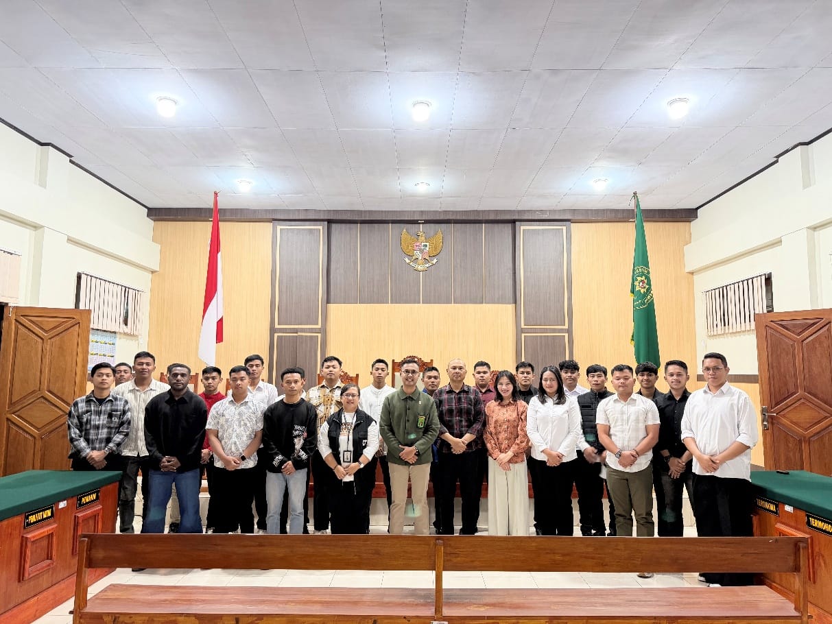 PN Wamena Kenalkan Praktik Persidangan kepada Mahasiswa UT Jayapura lewat Peradilan Semu