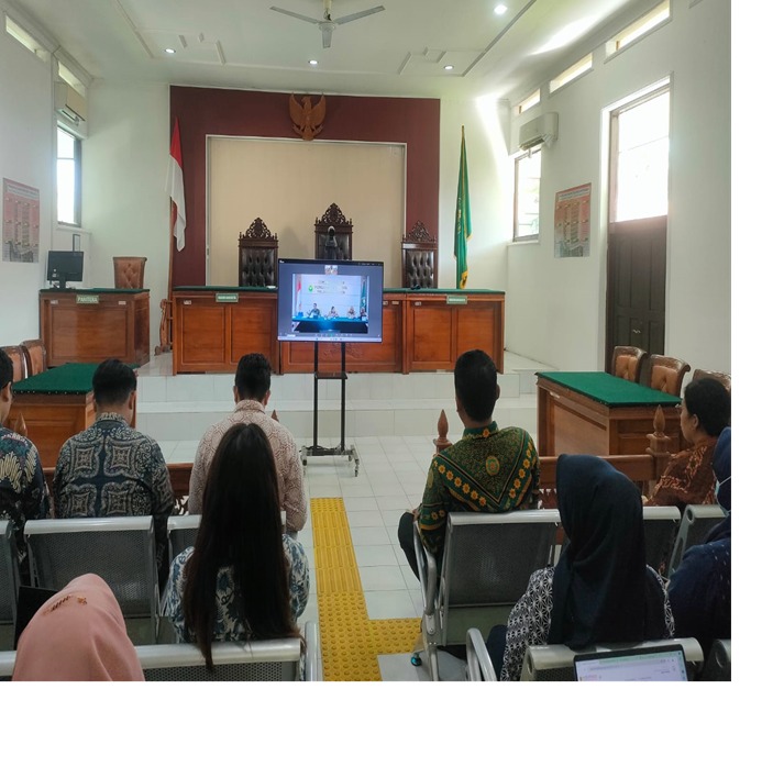 PT Palangkaraya Laksanakan Pengawasan Daerah Secara Daring di PN Kuala Kapuas