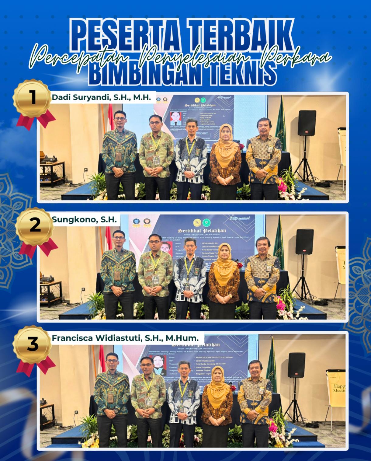 Dok. Peserta Terbaik Bimtek.