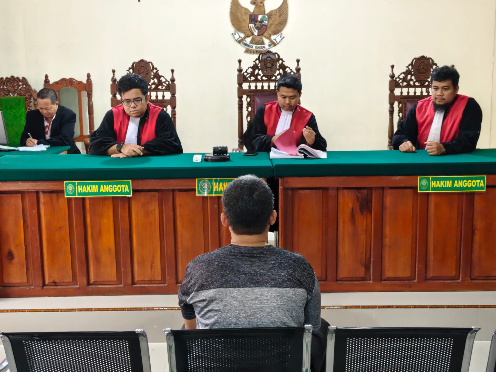Rusak Portal Tetangga, ASN di Merangin Jambi Dipidana Pengawasan oleh PN Bangko