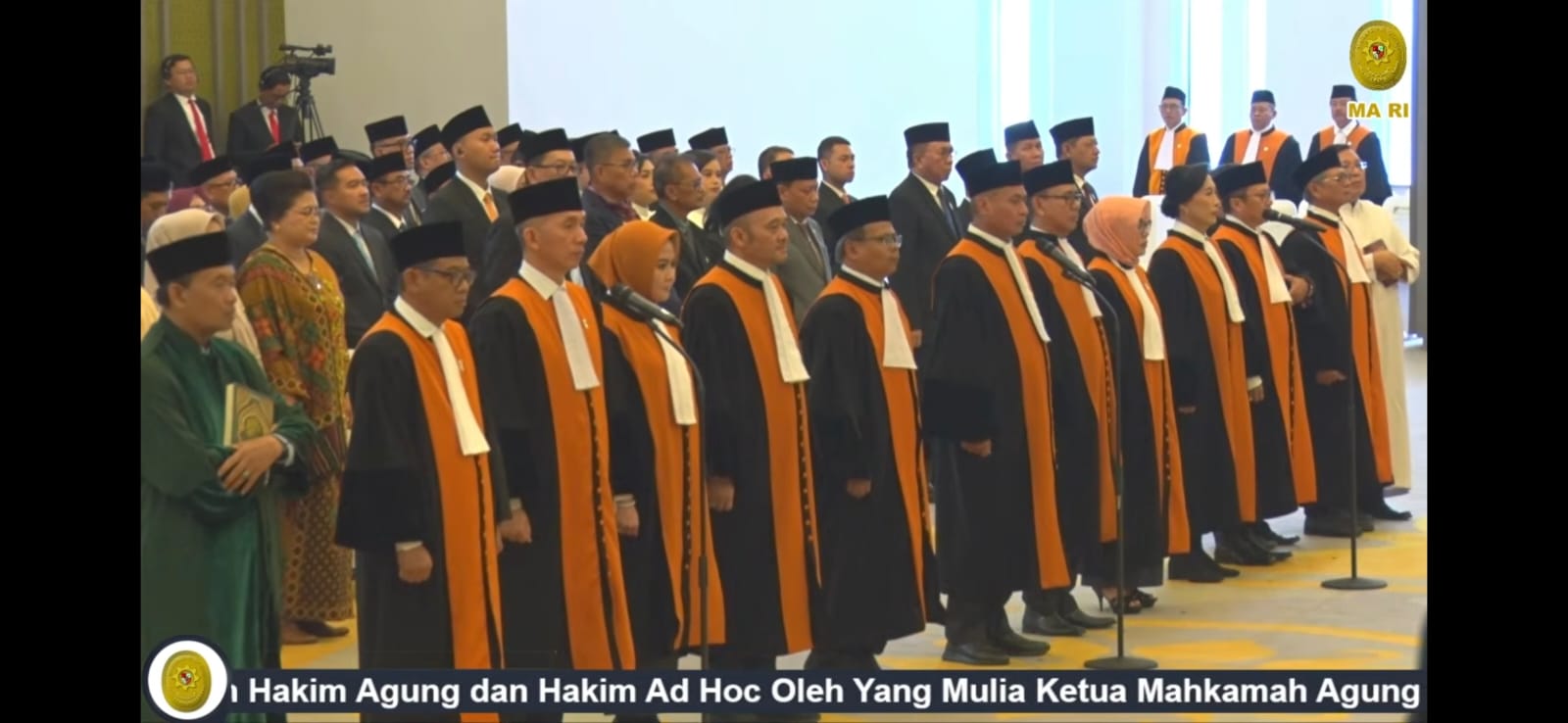 Sah! Ketua MA Lantik 11 Hakim Agung, Ini Daftarnya