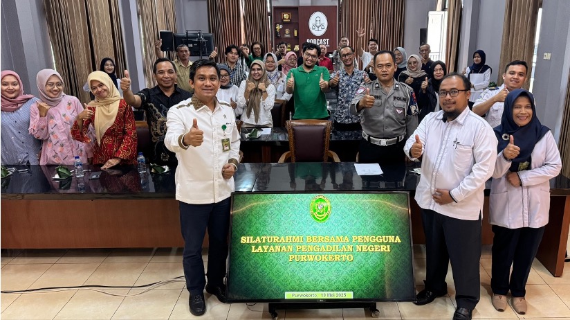 Senangnya Anggota PJR Diajak Silaturahmi PN Purwokerto Usai 24 Tahun Bekerja