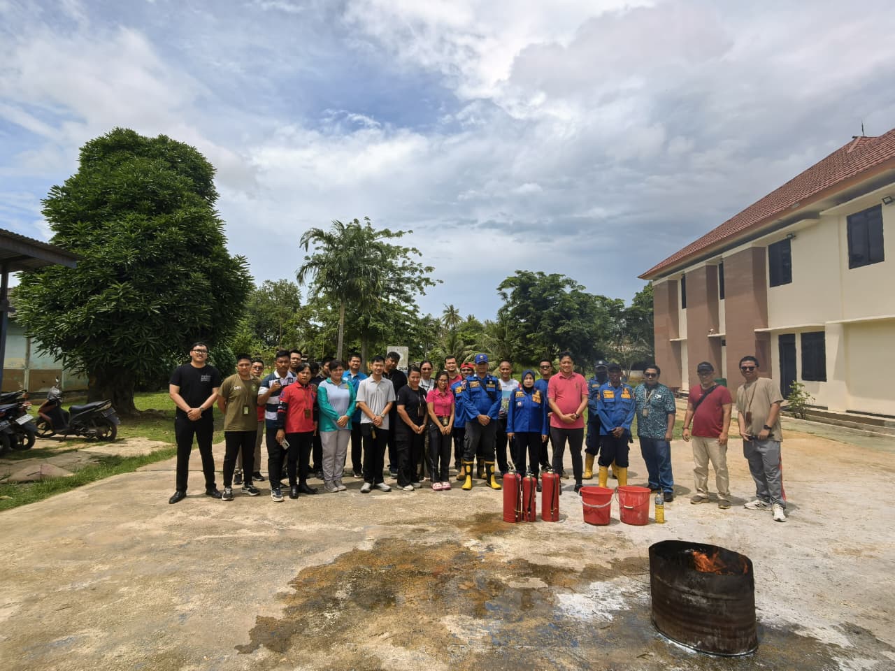 Terapkan Prinsip Manajemen Resiko, PN Merauke gelar Simulasi Evakuasi Kebakaran