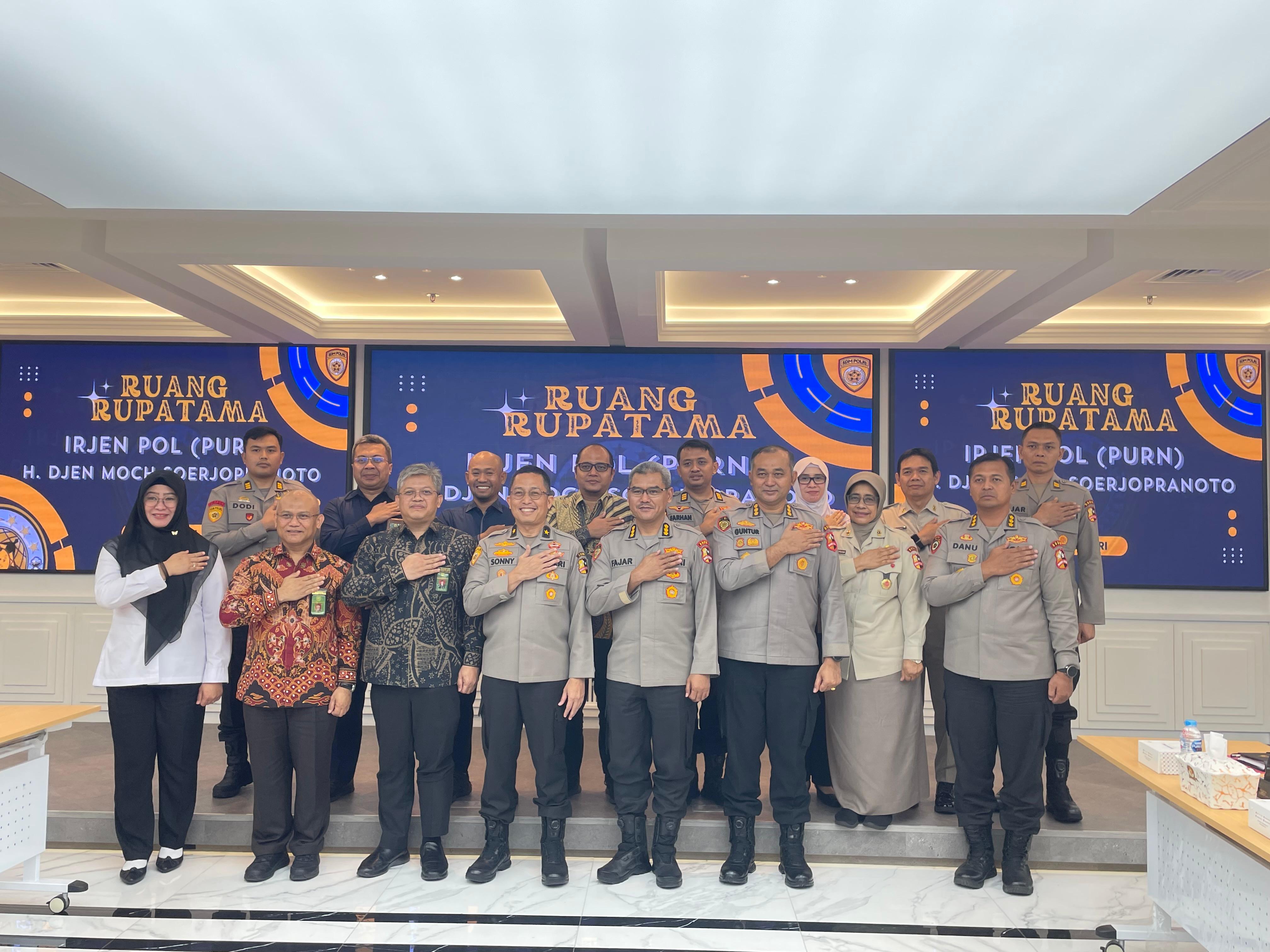 Tim Penyusun Naskah Urgensi MA Audiensi ke Polri, Bahas Sistem Pengelolaan SDM