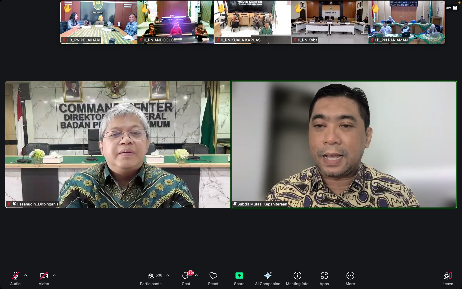 Uji Substansi Panitera Muda: Badilum Dorong Budaya Kinerja Berbasis Merit